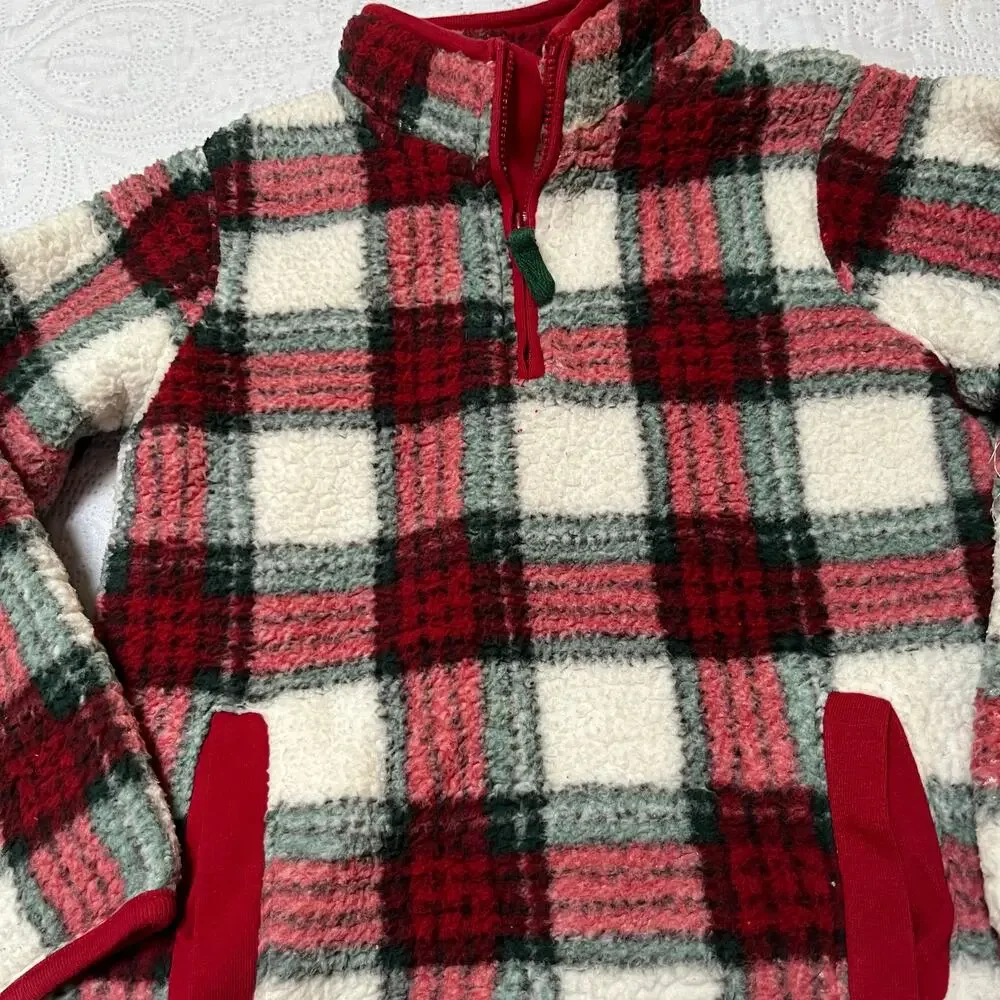 Gymboree Sherpa Fleece Half Zip Pullover Size 5T